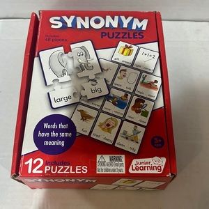 Synonym Puzzles 47 pieces ONE piece is missing